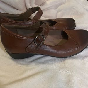 Dansko Fawna Leather Mary Janes